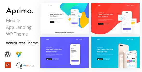 Aprimo v1.5 - Mobile & App Landing WordPress Theme