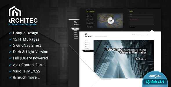 Architec - Themeforest Architecture HTML Template