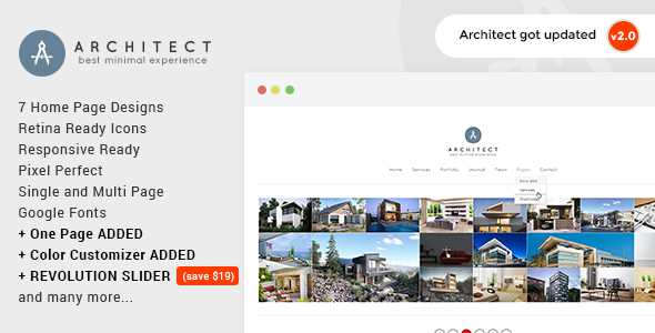 Architect v2.4 - Creative Agency WordPress Theme
