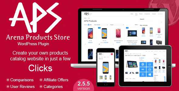 Arena Products Store v2.6 - WordPress Plugin