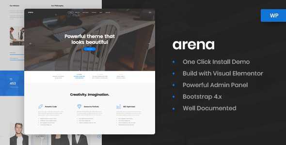 Arena v1.0.3 - Business & Agency WordPress Theme