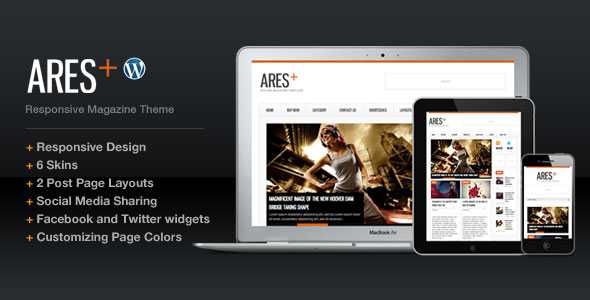 Ares Blog Magazine Themeforest Newspaper Template