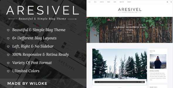 Aresivel v1.3.2 - A Responsive WordPress Blog Theme