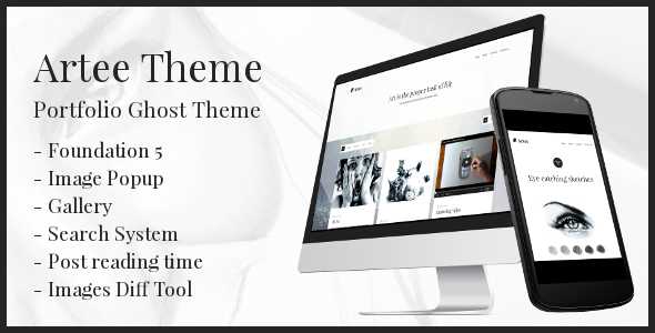 Artee - Portfolio Ghost Theme