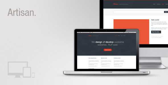 Artisan - Creative Responsive Wordpress Theme