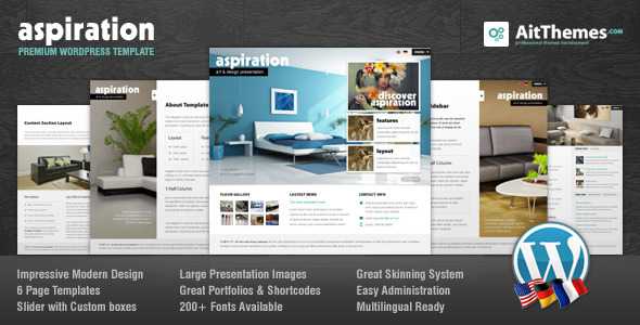 Aspiration Themeforest Premium Corporate & Portfolio WP Theme