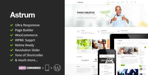 Astrum - Themeforest Responsive Multi-Purpose WP Theme