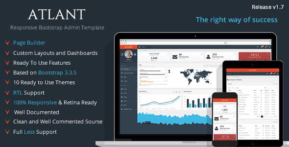 Atlant v1.7 - Bootstrap Admin Template