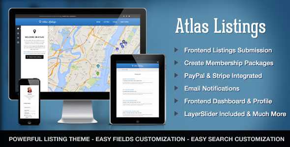 Atlas Directory & Listings v1.9.3 - Premium WordPress Theme