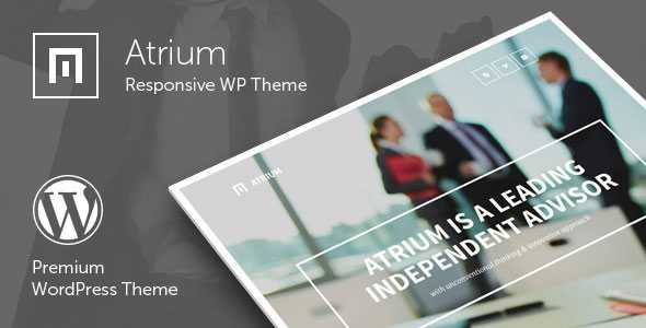 Atrium v2.4 - Responsive One Page WordPress Theme