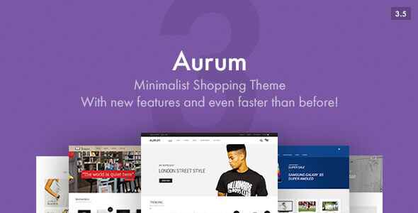 Aurum v3.6 - Minimalist Shopping Theme