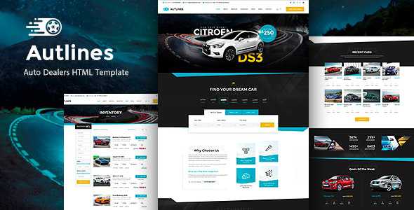 Autlines v1.0 - Autodealer HTML Template