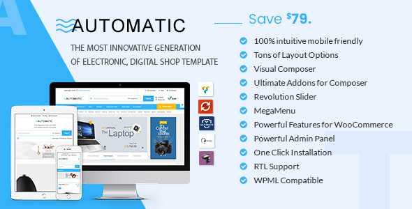 Automatic v2.1 - WooCommerce Theme for Electronic