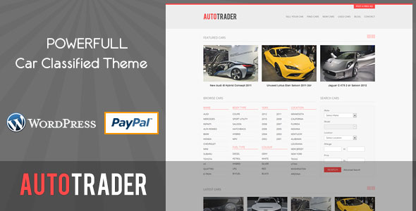 AUTOTRADER - CAR CLASSIFIED THEME