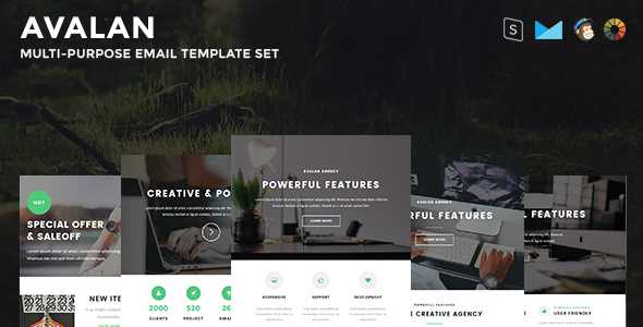 Avalan v1.1 - Responsive Email Set