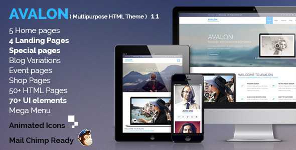 Avalon v1.1 - Commerce Multipurpose HTML Theme
