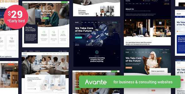 Avante v1.0 - Business Consulting WordPress