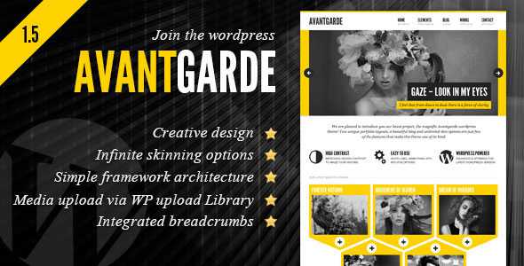 Avantgarde - Themeforest Creative Theme
