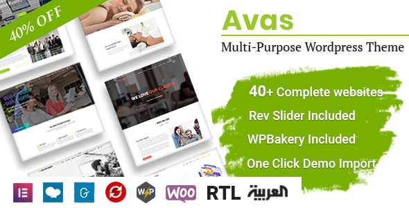 Avas v6.0.5 - Multi-Purpose WordPress Theme
