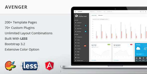 Avenger - Massive Bootstrap 3 Admin Theme