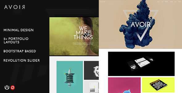 AVOIR | Creative Portfolio Bootstrap Template