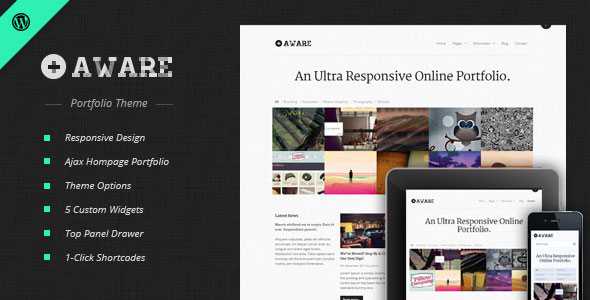 Aware v1.3.1 - Responsive Wordpress Portfolio Theme