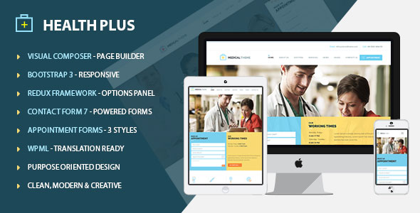 HEALTH PLUS - HEALTH & MEDICAL THEME