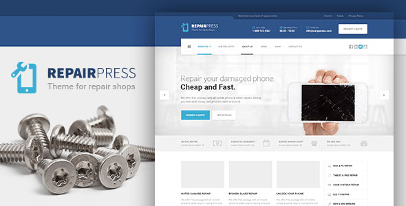 REPAIRPRESS V1.3.6 - GSM, PHONE REPAIR SHOP WP