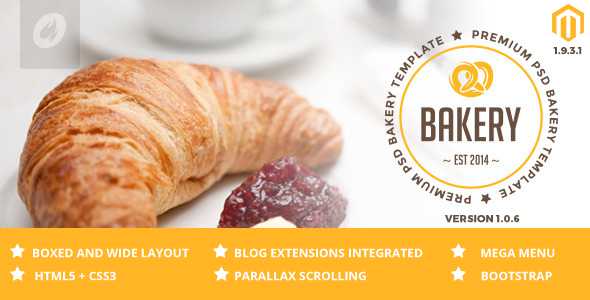 Bakery v1.0.4 - Cakery & Bakery Magento Responsive Theme