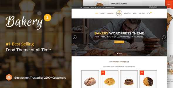 Bakery v2.2 - WordPress Bakery, Cakery & Food Theme