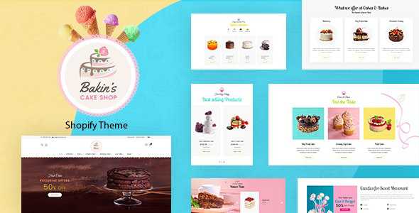 Bakins v1.0 - Shopify Cake Shop, Bakery Theme