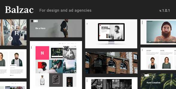 Balzac - An Ultra Creative HTML5 Template for Agencies