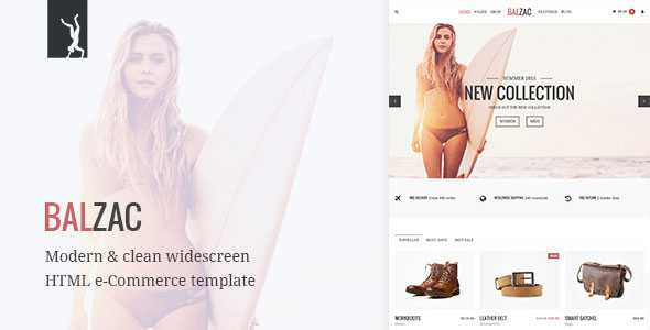Balzac - Modern eCommerce HTML5/CSS3/UIkit