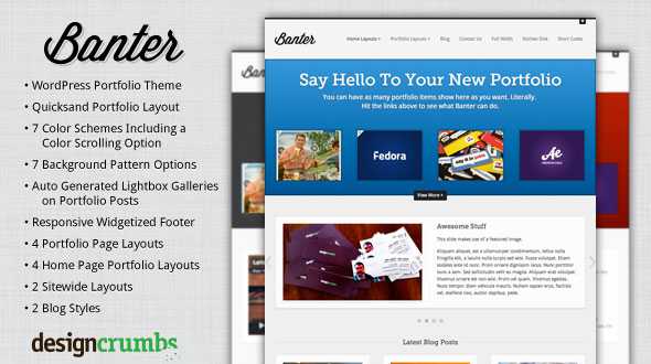 Banter - MojoThemes Wordpress Template