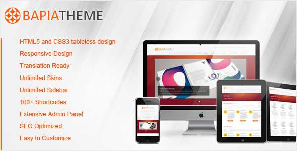 Bapia - Responsive Business Themeforest WP Theme