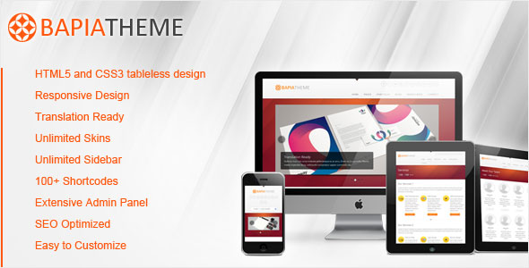 BAPIA - RESPONSIVE BUSINESS THEMEFOREST WP THEME
