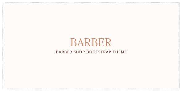 Barber v1.0 - Hair Salon . Barber Shop Template