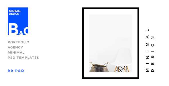 B&C - Portfolio & Agency minimal PSD Template
