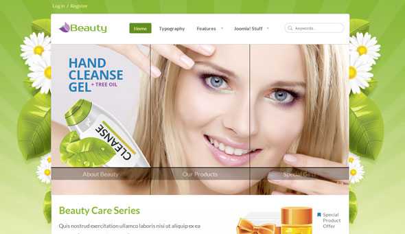 Beauty - Bonusthemes Premium Joomla Template