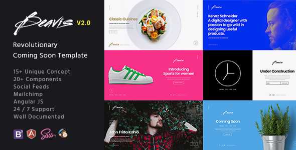Beavis v2.0 - Next Level Multi-Concept HTML5 Coming Soon Template