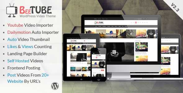BeeTube v2.3 - Themeforest Video WordPress Theme