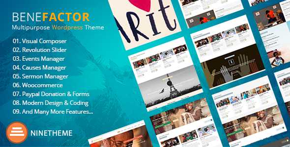 Benefactor v1.7.2 - Nonprofit Multipurpose WordPress Theme