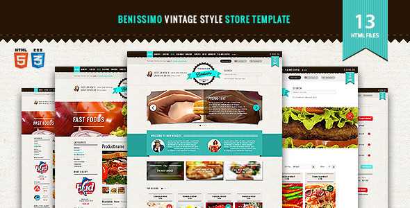 Benissimo - HTML5 & CSS3 store template