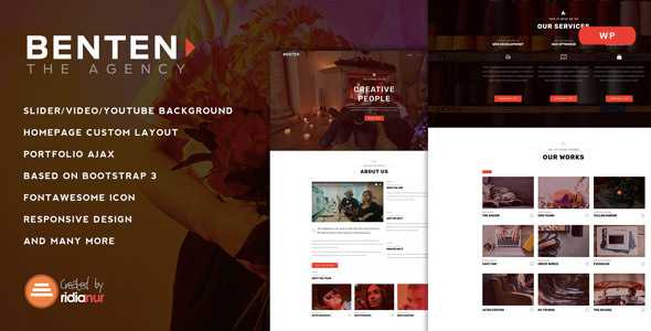 Benten v1.0 - Responsive One Page Portfolio Theme