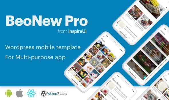BeoNews Pro v3.0.2 - React Native mobile app for Wordpress