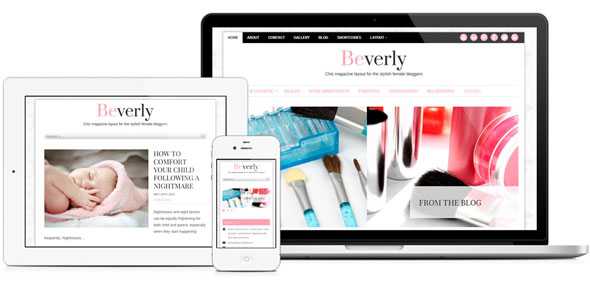 Beverly - A Blog Magazine WordPress Theme for Female Bloggers