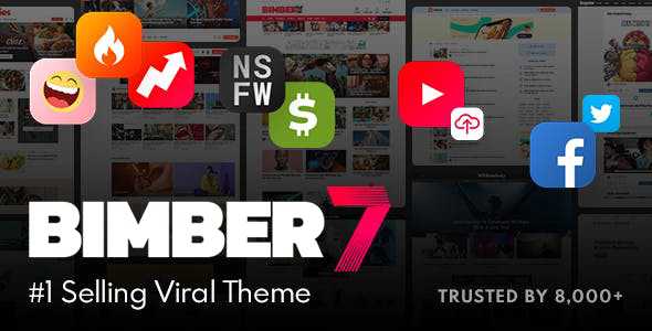 Bimber v7.0.1 - Viral Magazine WordPress Theme