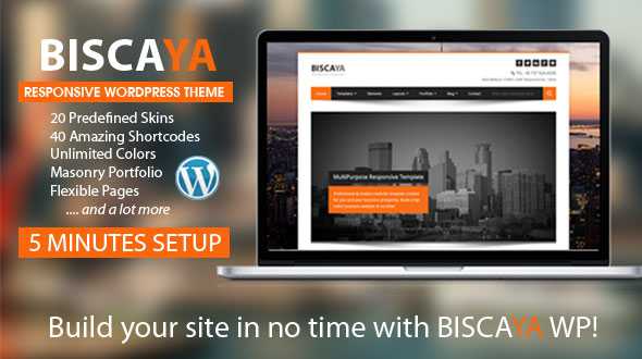 Biscaya - Mojothemes Wordpress Template