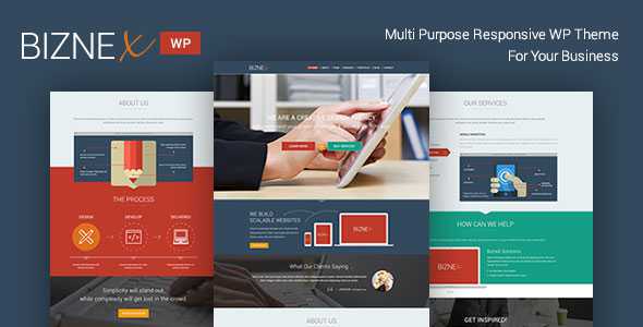 BizNex v1.03 - Multi-Purpose Parallax WordPress Theme