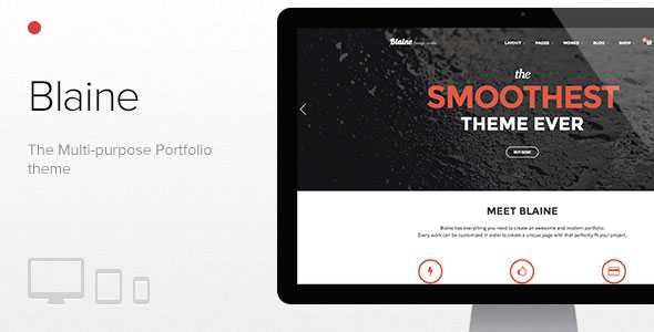 Blaine - Themeforest Multipurpose Portfolio theme